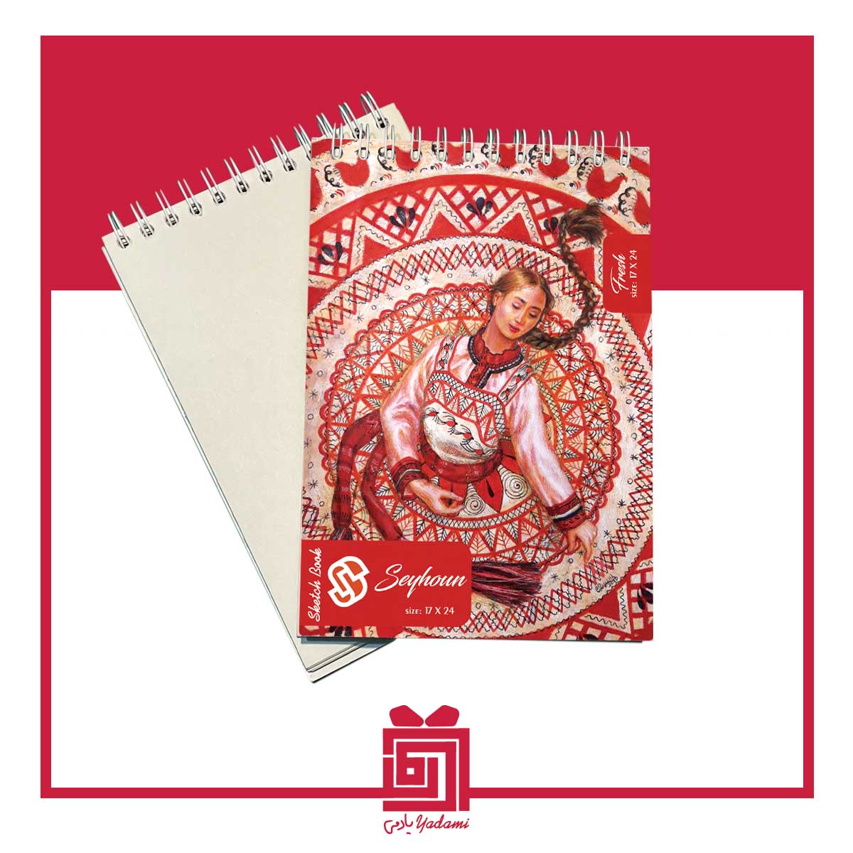 دفترچه طراحی دخترانه طرح سنتی دختر محلی d-010