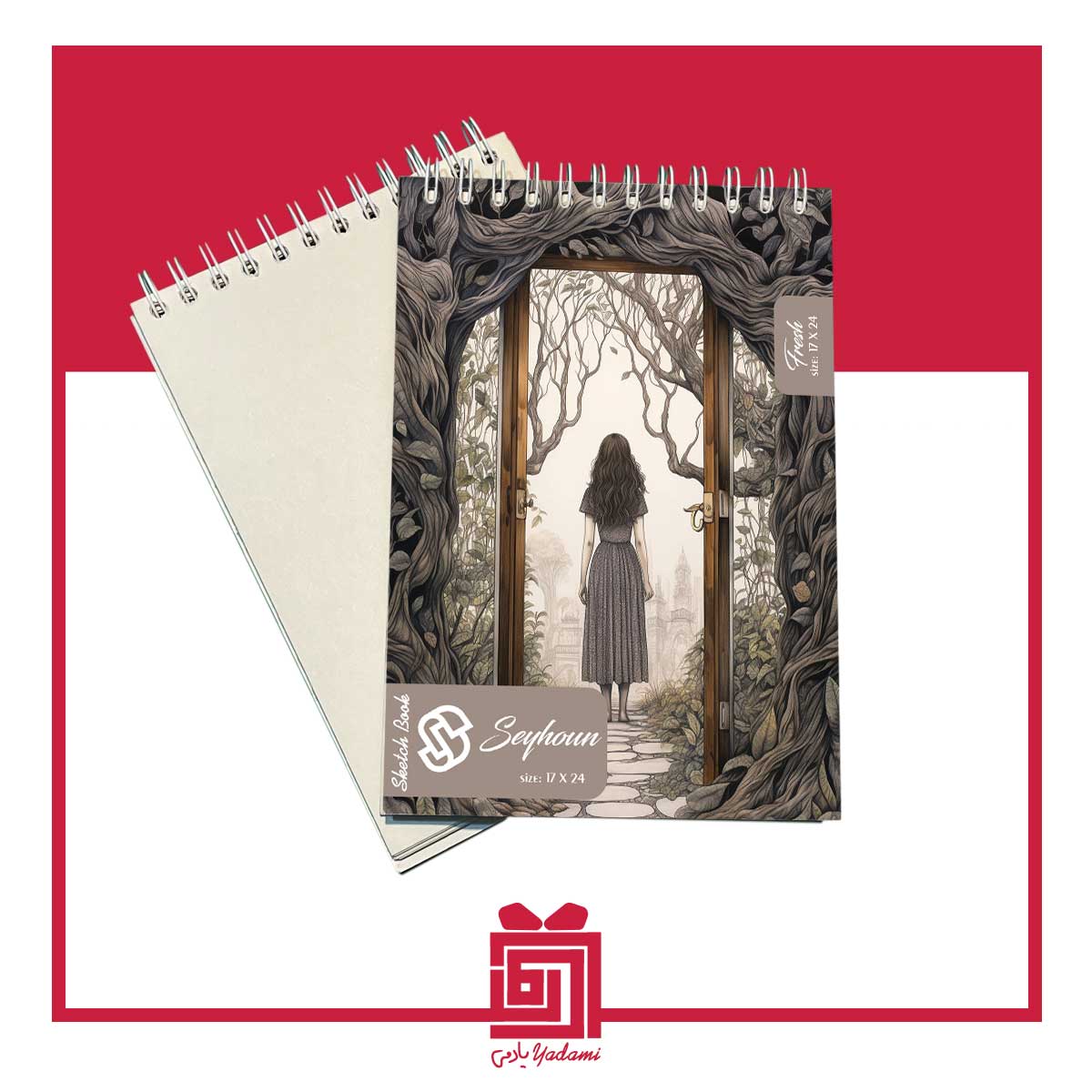 دفترچه طراحی دخترانه Dark d-014
