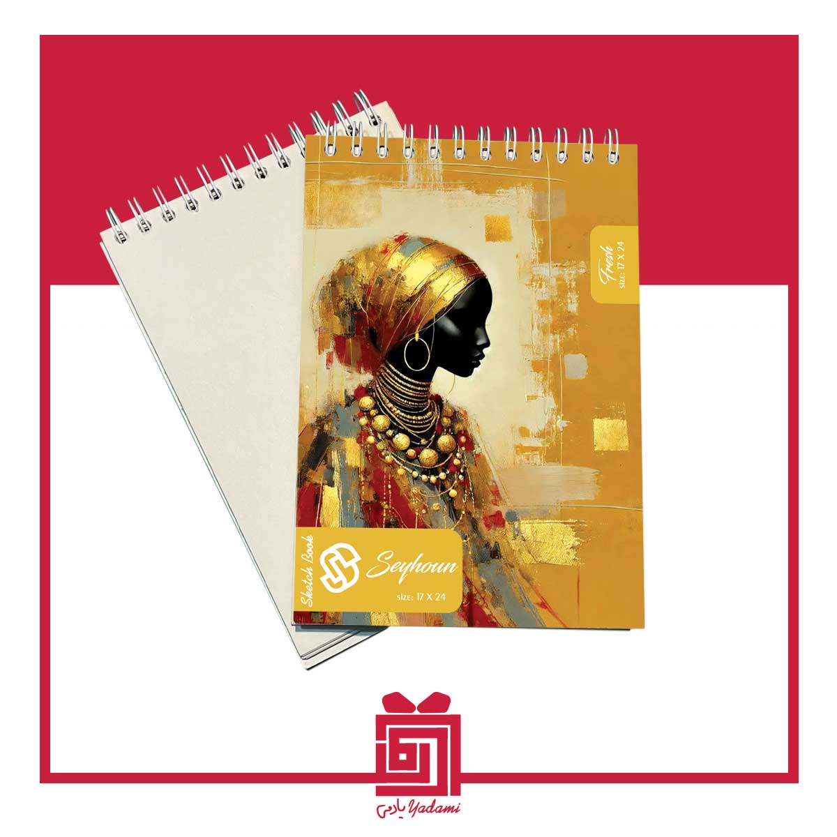 دفترچه طراحی دخترانه طرح بانوان آفریقایی d-020