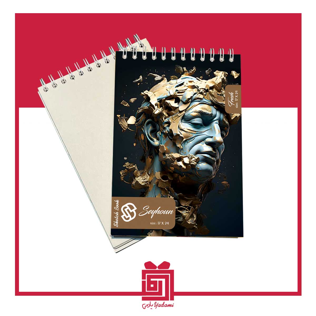 دفترچه طراحی طرح مجسمه طلاکوب d-021