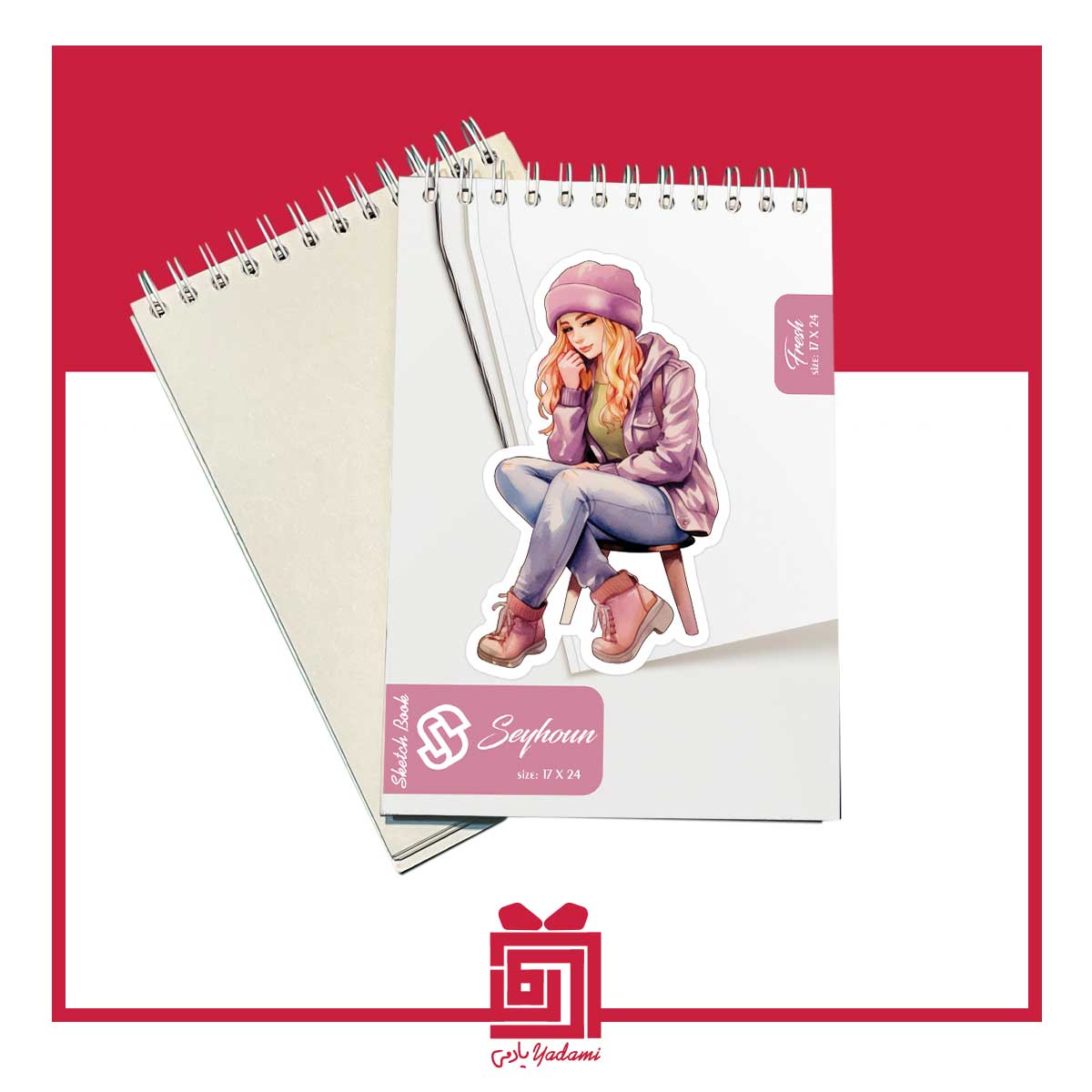 دفترچه طراحی دخترانه طرح تینیجری d-022