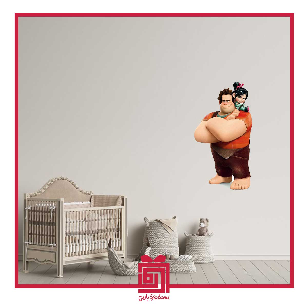 استیکر دیواری طرح رالف خرابکار B-600